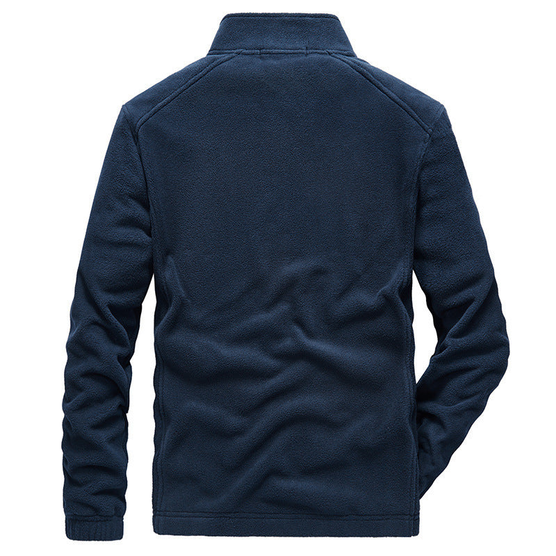 Autumn And Winter New Men's Warm Thick Warm Fleece Jacket