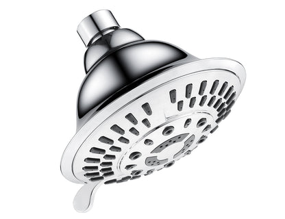 5-Spray Fixed Shower Head with Adjustable Angle
