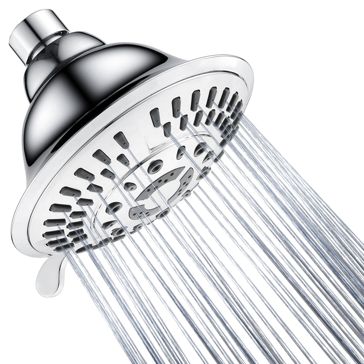 5-Spray Fixed Shower Head with Adjustable Angle