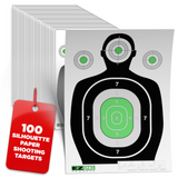 EZ2C RD11 Silhouette 12"x18"  Paper Shooting Target Made in USA
