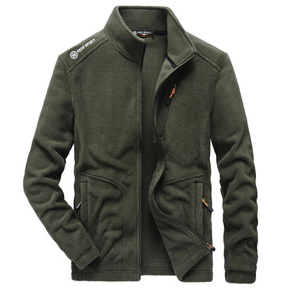 Autumn And Winter New Men's Warm Thick Warm Fleece Jacket