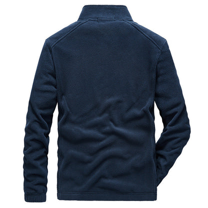 Autumn And Winter New Men's Warm Thick Warm Fleece Jacket