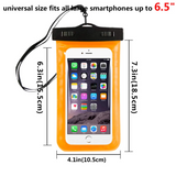 3 Pack Waterproof Floating Cell Phone Pouch Dry Bag Case Cover For Phone Samsung