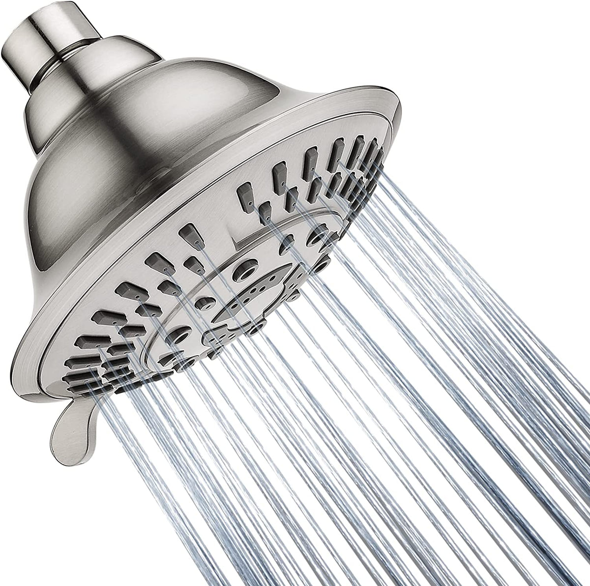 5-Spray Fixed Shower Head with Adjustable Angle