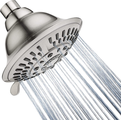 5-Spray Fixed Shower Head with Adjustable Angle