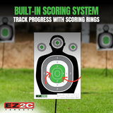EZ2C RD11 Silhouette 12"x18"  Paper Shooting Target Made in USA