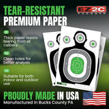 EZ2C RD11 Silhouette 12"x18"  Paper Shooting Target Made in USA