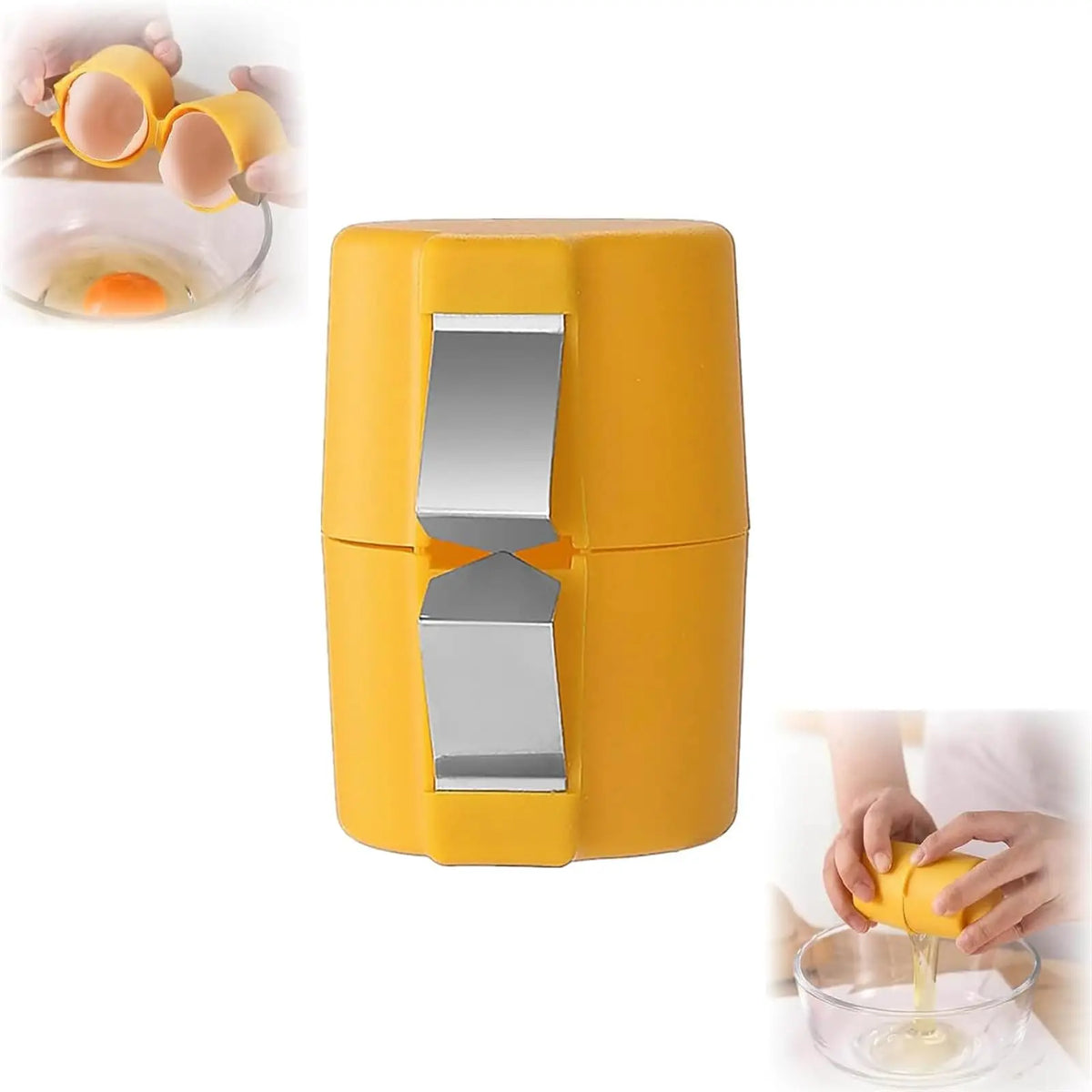 Handheld Egg Cracker Shell Opener Egg Cutter & Separator 1/2 Pcs