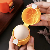 Manual Egg Shell Opener | Non-Stick Plastic Egg Cracker for Raw and Boiled Eggs