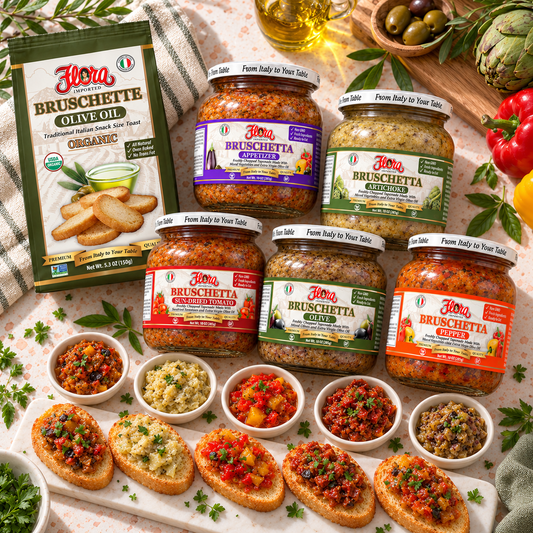 Bruschetta Five-Flavor Tasting Bar