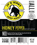 Honey Pepper Beef Jerky 10oz