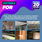 Spray Foam Insulation Kit - Polyurethane Foam with Gun