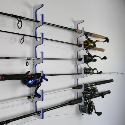 Made in the USA Premium Fishing Rod Racks | Wall or Ceiling or Boat Mounted