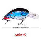 Crankbait Minnow Fishing Lures artificial Hard Bait Pike/Bass