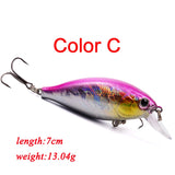 Crankbait Minnow Fishing Lures artificial Hard Bait Pike/Bass