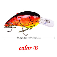 Crankbait Minnow Fishing Lures artificial Hard Bait Pike/Bass