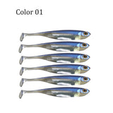 Fishing Lures 6pcs Soft Shad Swimbaits