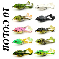 Fishing Lure Propeller Frog Soft Top water