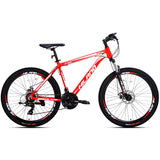 Mountain Bike Hiland 26/27.5 inch ; 24 Speeds Shimano Drive Train, Lock Out Suspension Fork, Aluminum Frame with Disc Brake Men/Women