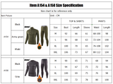 Thermal Underwear Base Layer Fleece Compression Quick Drying Sets