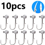 Fishing Jig Head Hook 10pcs/lot 1g-20g All size Round Ball