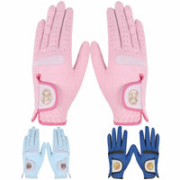 Golf Gloves 1 Pair Ladies  Outdoor Breathable Soft Anti Slip Gloves