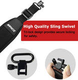 Rifle 2-point Sling with Swivels Padding Adjustable Strap