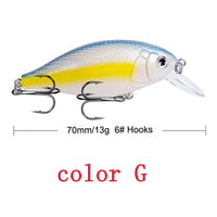 Crankbait Minnow Fishing Lures artificial Hard Bait Pike/Bass