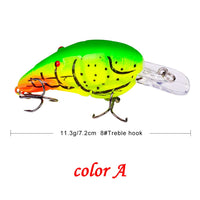 Crankbait Minnow Fishing Lures artificial Hard Bait Pike/Bass