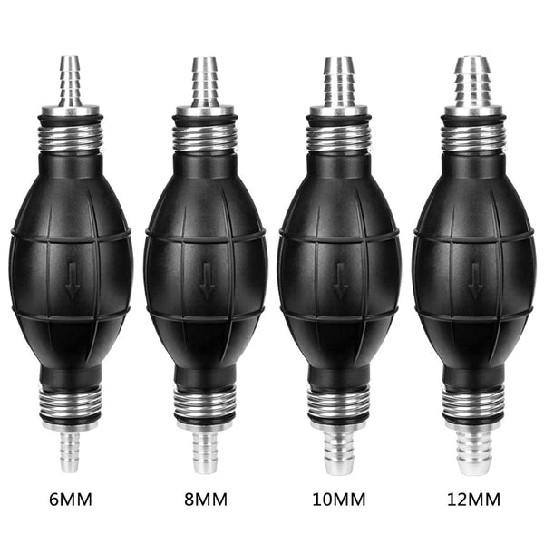 Pump Fuel Line Rubber Aluminum Hand Primer Bulb 6mm/8mm/10mm/12mm Hand diesel oil transfer