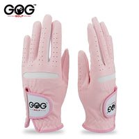 Golf Gloves 1 Pair Women's Pink Micro Soft Fiber Breathable Anti-Slip Left And Right Hand Women