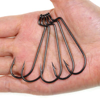 Offset Shank Hook 20PCS High Carbon Steel Soft Bait