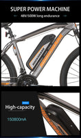 Bicycle Electric Hiland 36V/350W, 21speed 26/27.5/29 Inch Tire Suspension Fork Electric Bicycle Aluminous Alloy Frame