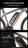 Bicycle Electric Hiland 36V/350W, 21speed 26/27.5/29 Inch Tire Suspension Fork Electric Bicycle Aluminous Alloy Frame