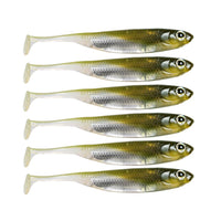 Fishing Lures 6pcs Soft Shad Swimbaits