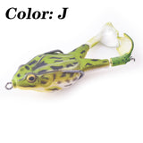 Fishing Lure Propeller Frog Soft Top water