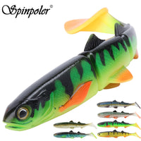 Fishing Lure Paddle Tail Soft 3-jointed Soft 1pc