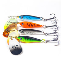 Fishing Lure Spinner Spoon 1PCS Rotating Vibration Bait Fishing 11g15g 20g