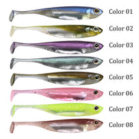 Fishing Lures 6pcs Soft Shad Swimbaits