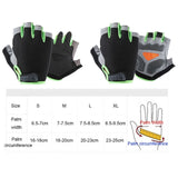 Cycling Anti-slip Anti-sweat Men Women Half Finger Gloves Breathable Anti-shock 1pair