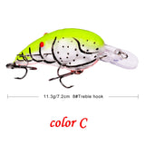 Crankbait Minnow Fishing Lures artificial Hard Bait Pike/Bass