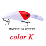 Crankbait Minnow Fishing Lures artificial Hard Bait Pike/Bass