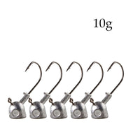 Fishing jig hook 5pcs 3.5g/7g/10g/14g/18g  For Soft Lure Fishing Deep Water Bullet