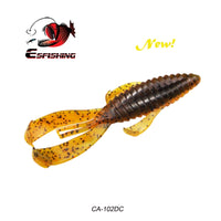 Fishing Lures Bug Craw Soft Baits Bass Attractant Smell 6pcs