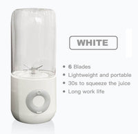 Juicer Blender Smoothie Mini Electric 6 Knife USB Wireless Rechargeable 500ML