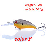 Crankbait Minnow Fishing Lures artificial Hard Bait Pike/Bass