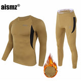 Thermal Underwear Base Layer Fleece Compression Quick Drying Sets