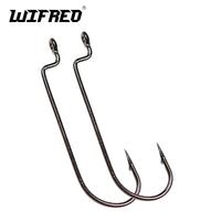 Offset Shank Hook 20PCS High Carbon Steel Soft Bait