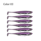 Fishing Lures 6pcs Soft Shad Swimbaits