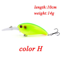 Crankbait Minnow Fishing Lures artificial Hard Bait Pike/Bass